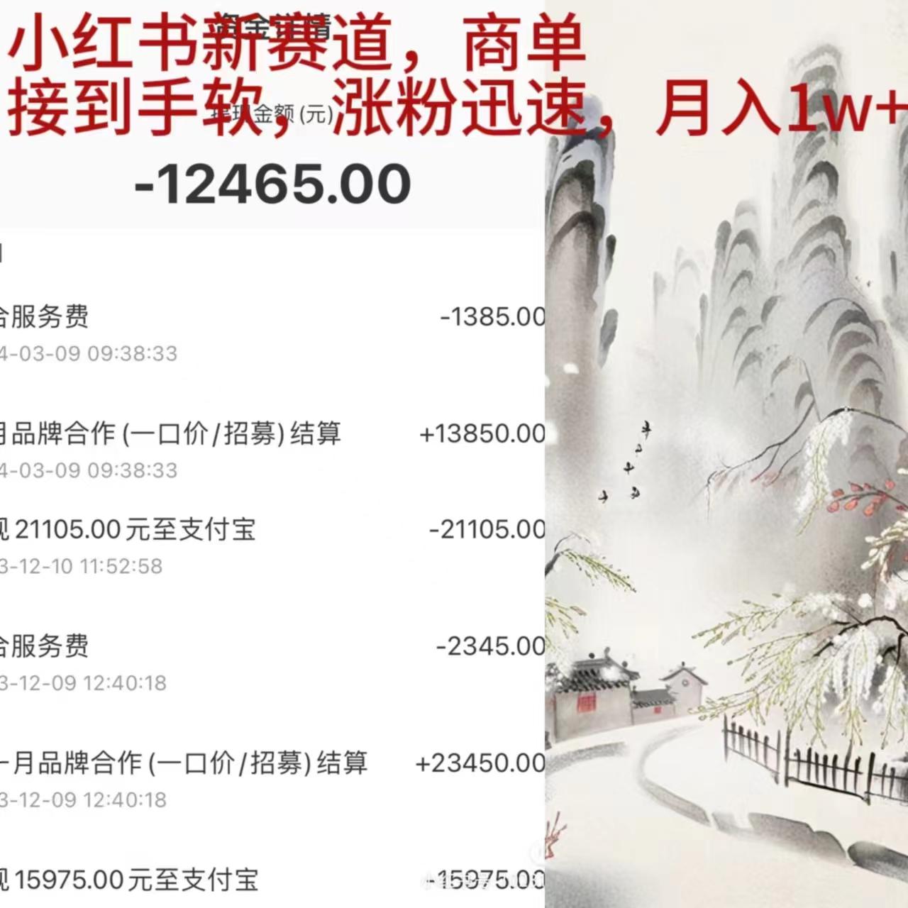 (9476期)小红书新赛道,商单接到手软,涨粉迅速,月入1w+-云创网