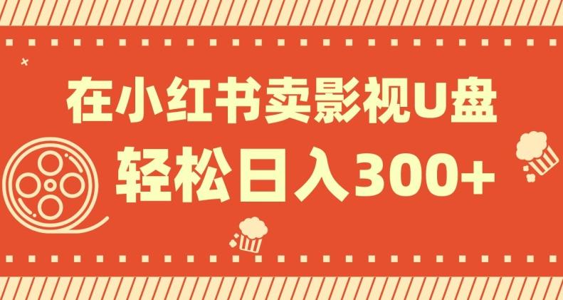 在小红书上卖影视U盘,轻松日入300+,操作简单,小白可轻松上手-云创网