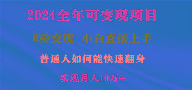 2024全年可变现项目,一天收益至少2000+,小白上手快,普通人就要利用互...-云创网