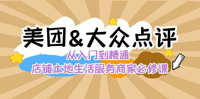 美团+大众点评 从入门到精通:店铺本地生活 流量提升 店铺运营 推广秘术 评价管理-云创网