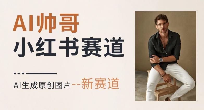 AI一键生成帅哥,新思路新赛道,涨粉迅速,轻松月入过万-云创网