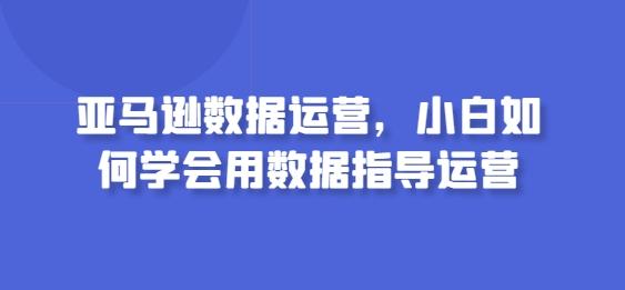亚马逊数据运营，小白如何学会用数据指导运营-云创网