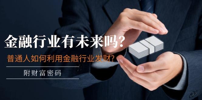 某付费文章：金融行业有未来吗？普通人如何利用金融行业发财?(附财富密码-云创网