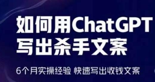 如何用ChatGPT写出杀手文案,6个月实操经验,快速写出收钱文案-云创网
