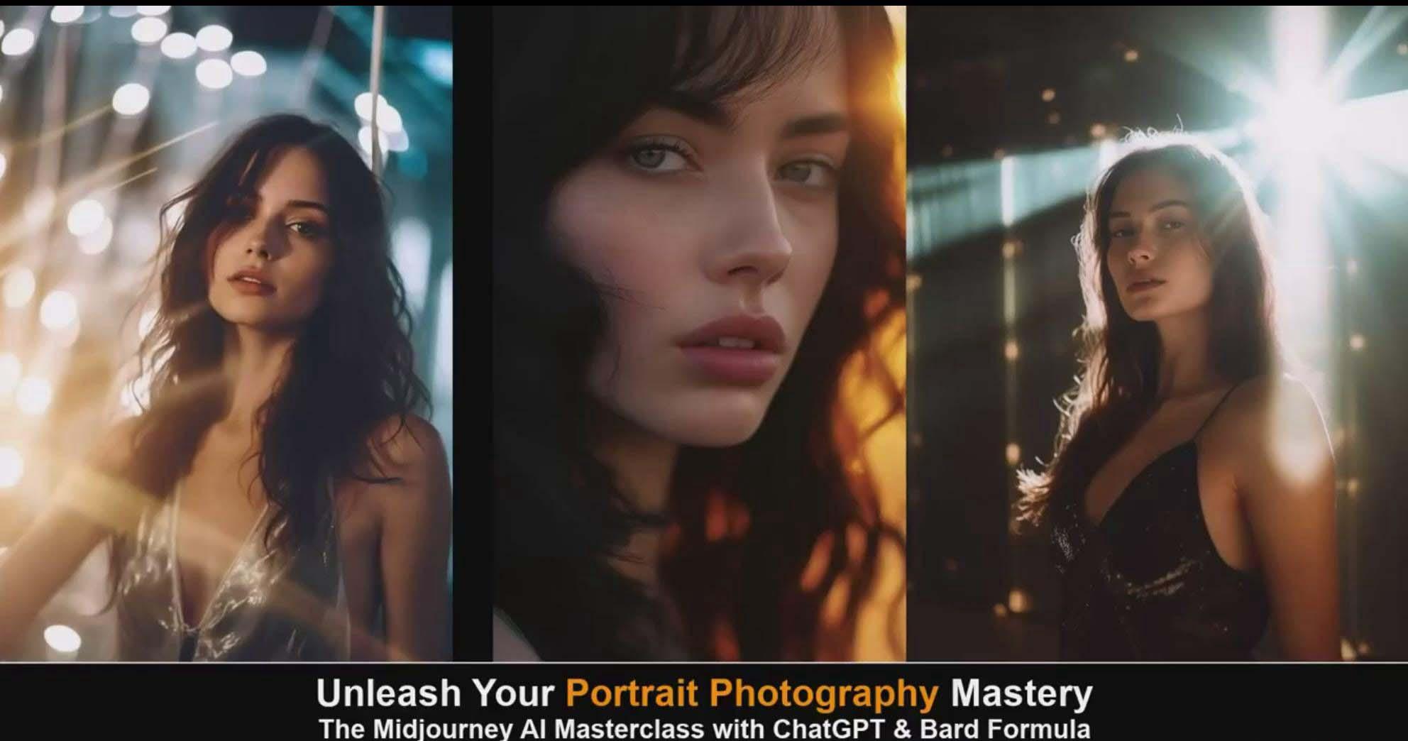 图片[6]-(9312期)Midjourney v5 ChatGPT 和 Bard AI人工智能人像摄影大师班-15节-中英字幕-云创网