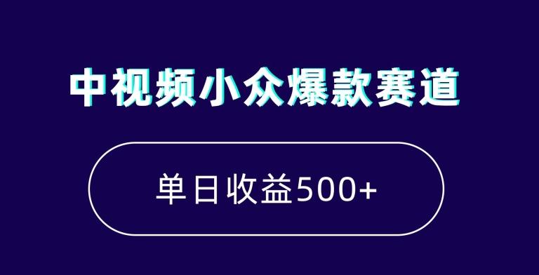 中视频小众爆款赛道,7天涨粉5万+,小白也能无脑操作,轻松月入上万【揭秘】-云创网