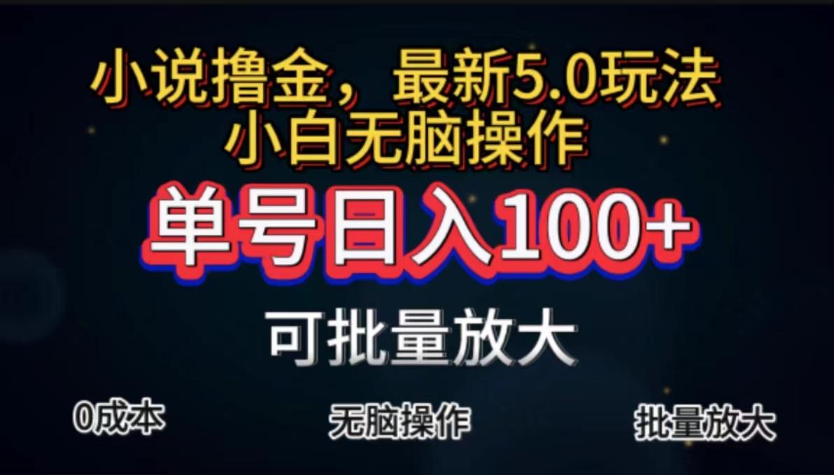 全自动小说撸金,单号日入100+小白轻松上手,无脑操作-云创网