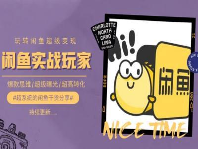 手把手教你0到1系统玩转闲鱼变现,爆款思维/超级曝光/超高转化-云创网