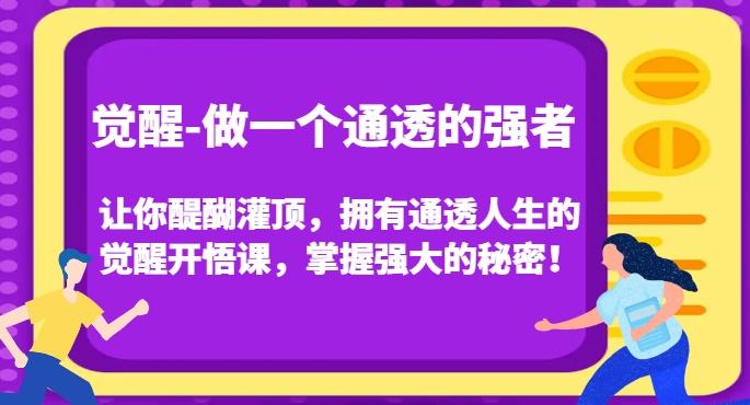 觉醒-做一个通透的强者,让你醍醐灌顶,拥有通透人生的觉醒开悟课,掌握强大的秘密!-云创网