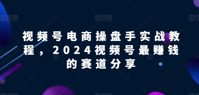 视频号电商实战教程,2024视频号最赚钱的赛道分享-云创网