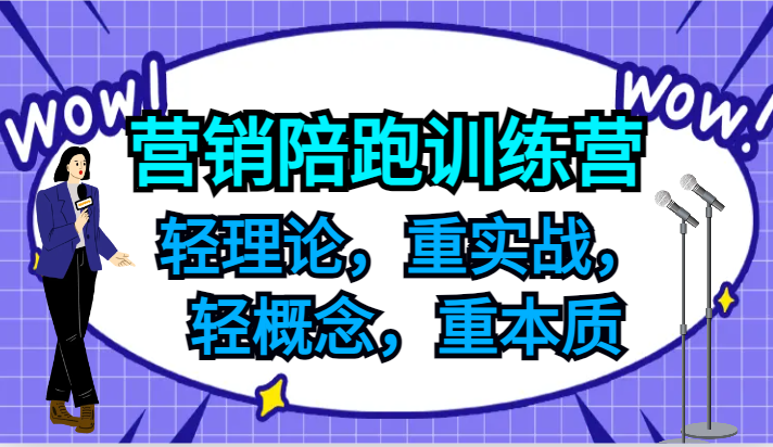 营销陪跑训练营,轻理论,重实战,轻概念,重本质,适合中小企业和初创企业的老板-云创网