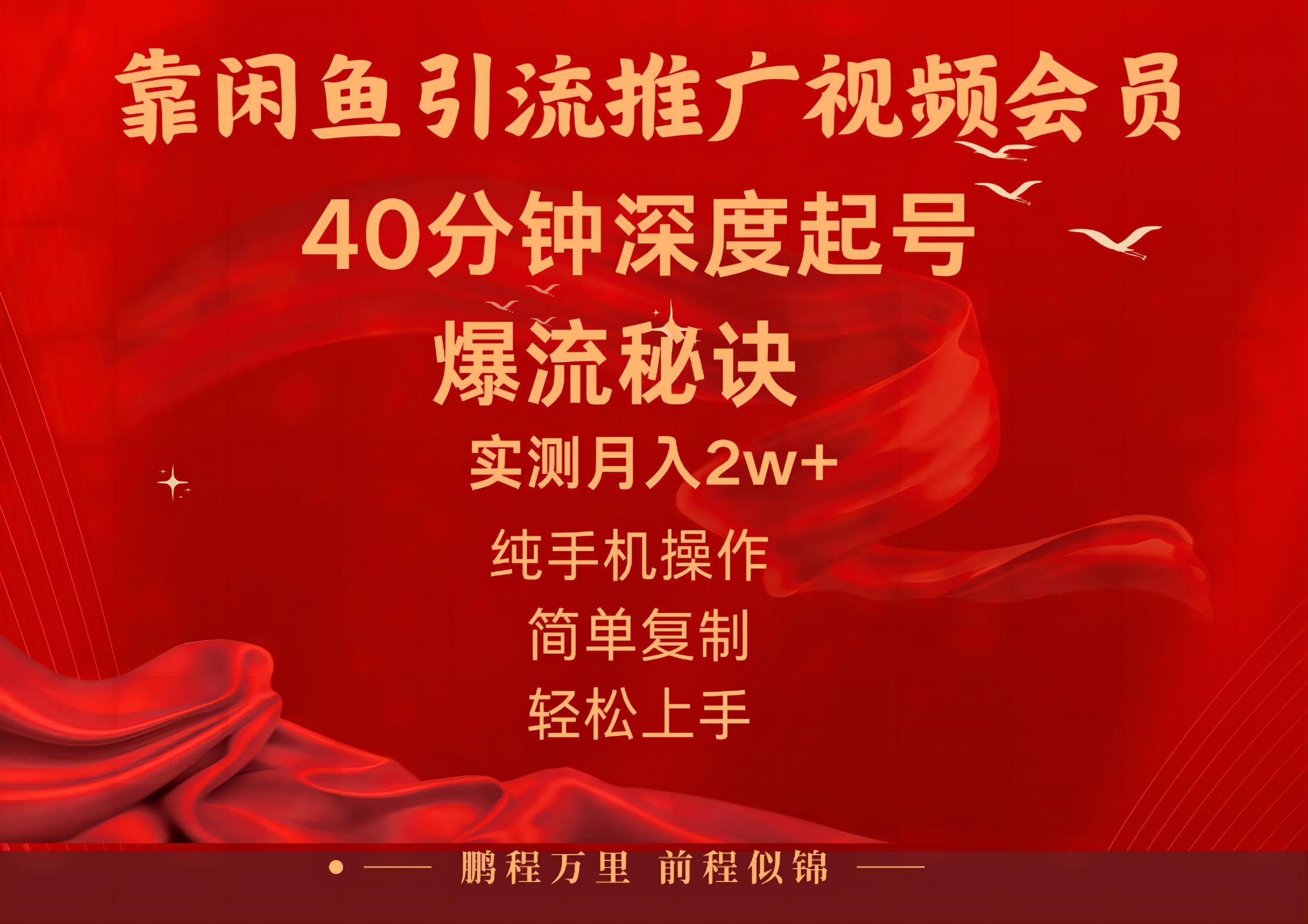 闲鱼暴力引流推广视频会员,能做到日入2W+,操作简单-云创网