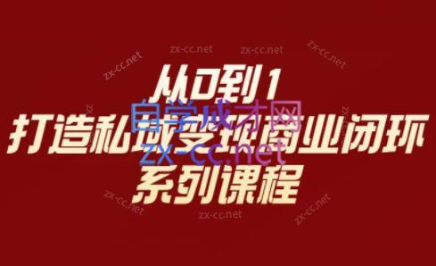李润老师·从0到1打造私域变现商业闭环-云创网