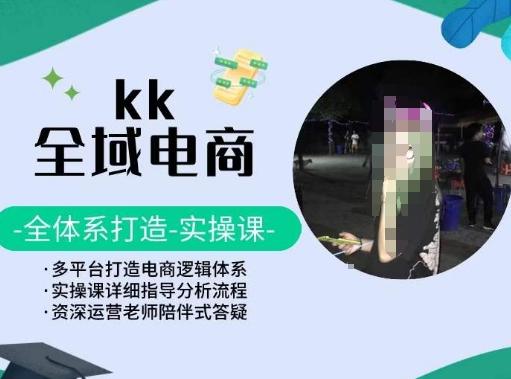 KK全域电商,全体系打造实操课,多平台打造电商逻辑体系-云创网