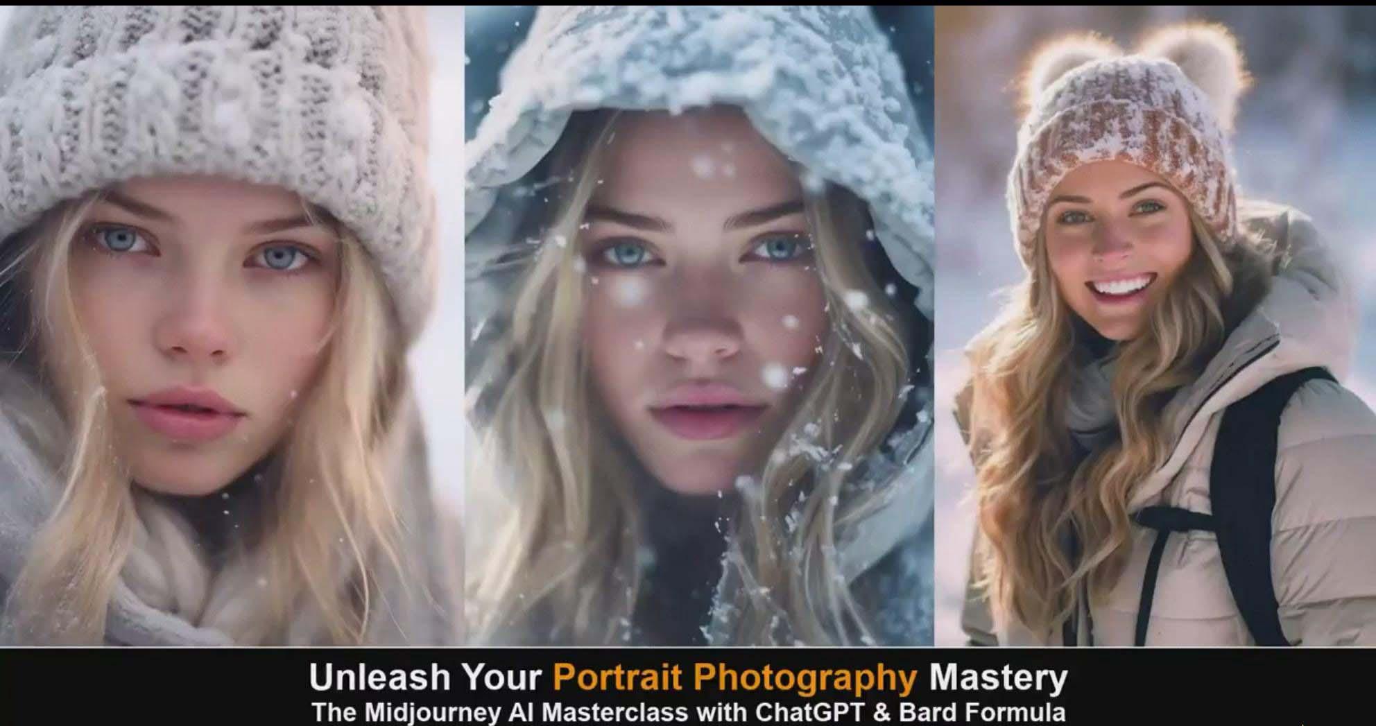 图片[5]-(9312期)Midjourney v5 ChatGPT 和 Bard AI人工智能人像摄影大师班-15节-中英字幕-云创网